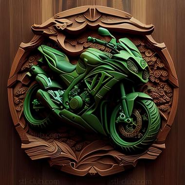 3D модель Kawasaki ER 5 (STL)